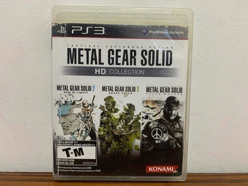 Metal Gear Solid Hd Collection Ps3 Fisico Usado
