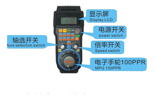 Mando A Distancia Mpg Cnc,4 Ejes Mach3 Whb04b-4, Inalámbrico