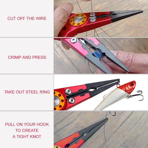 Pinzas De Pesca De Aluminio Con Gancho O Alicates Para Peces