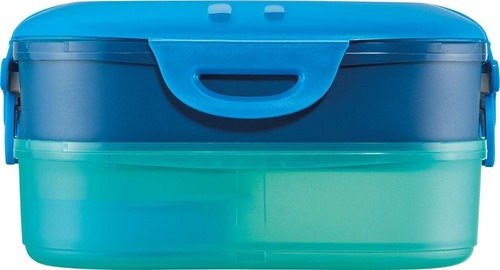 Contenedor Maped Picnik Concept Kid 3 En 1 Infantil Azul Vde