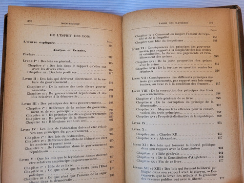 Montesquieu Morceaux Choisis Roustan Didier