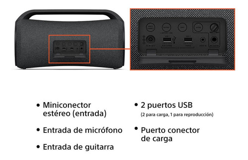 Imagen 8 de 10 de Parlante Inalámbrico Portátil Xg500