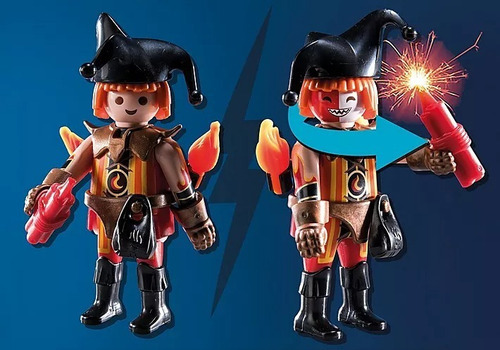 Imagen 6 de 7 de Figura Armable Playmobil Novelmore Ataque Del Dragón 46 Pc