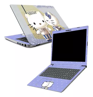 Skin Laptop Hello Kitty Rosa Decora Y Protege + Instalacion