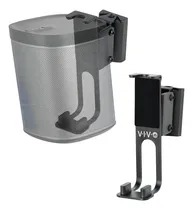Comprar Vivo Soportes De Montaje De Pared Dobles Diseñados Para Sonos One, Sl Y Play: 1 Altavoz De Audio, Montaje Ajustable Para 2 Altavoces Sonos, Negro, Mount-play1b