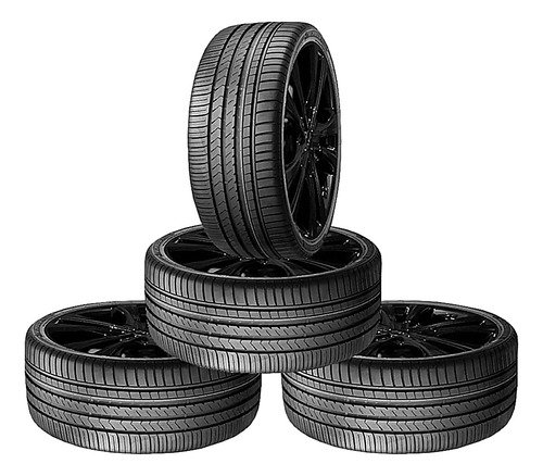 Paquete De 4 Llantas 225/55rf17(runflat) 85w Xl Winrun R330