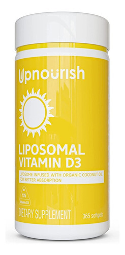 Vitamina D3 5000 Iu Upnourish - Uni - Unidad A $780