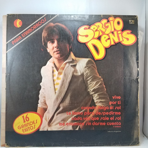 Sergio Denis - Para Enamorados - Grandes Exitos - Vinilo Lp