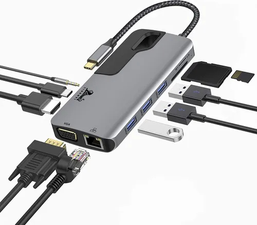 Adaptador Usb C A Hdmi  Ethernet Rj45 Macbook Usb Win