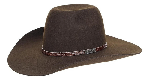 Chapéu De Feltro Cowboy Marrom Texas Diamond 20776
