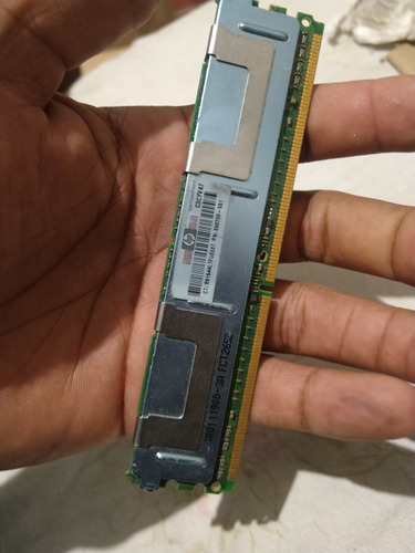 Imagem 2 de 3 de Memória Servidor Hp 1gb 2rx8 Pc2 5300f Ddr2 667