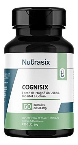 Cognisix Suplemento em cápsulas - 60 Caps Nutrasix