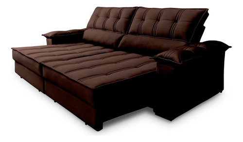 Sofá Retrátil E Reclinável 3 Lugares 300 Cm Ferrara Wt
