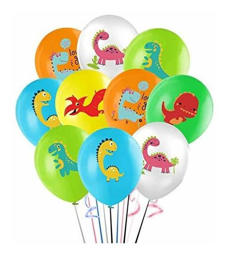 Globos Dino Dinosaurio Globos De Látex Tema De Jurassi...