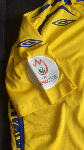 Camisa Oficial Seleção Suécia Eurocopa Com Patches Oficiais