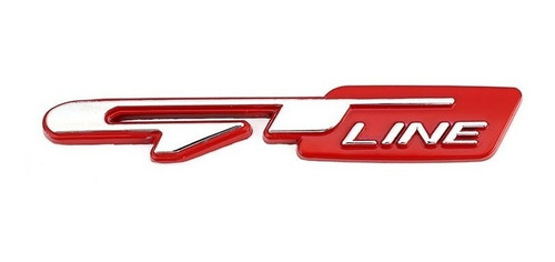 Imagen 2 de 3 de Emblema Logo Gt Line Adhesivo Metálico Kia Peugeot Karvas