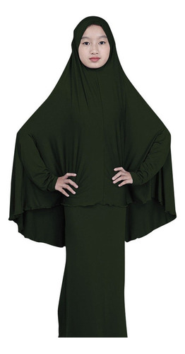Mujer Vestido Musulmán Árabe Medio Oriente Adolescente Niña