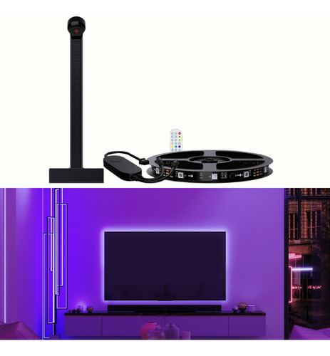 // Luces Cambiantes De Color Detrás De Tv Led Luces 5m 18w