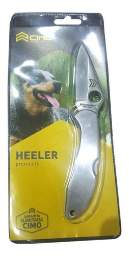 Canivete Heeler Premium Cimo C/ Trava Clip De Bolso 440c