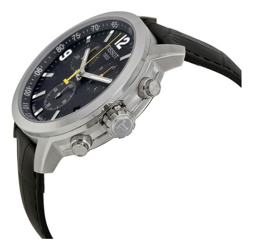 Tissot Prc 200 Quartz Chronograph Safira T055.417.16.057.00 Preto Prateado Preto