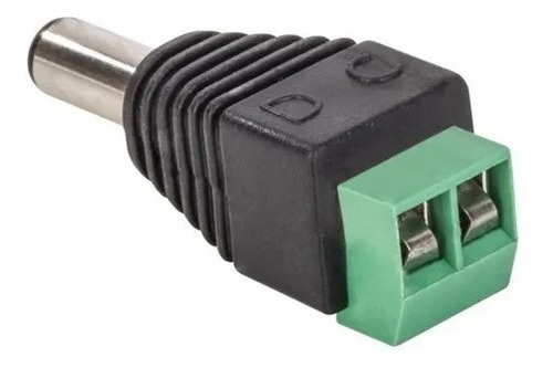 Conector De Corriente Cctv Macho 50 Piezas A24m