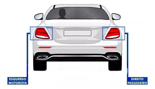 Refletor Parachoque Traseiro Peugeot 207 Passion Sw Sedan