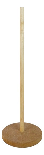 12 Centros De Madera Base Decoración Fiesta Portaglobo D11cm