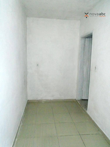 Casa Com 1 Dormitório Para Alugar, 45 M² Por R$ 750/mês - Parque Novo Oratório - Santo André/sp - Ca0271