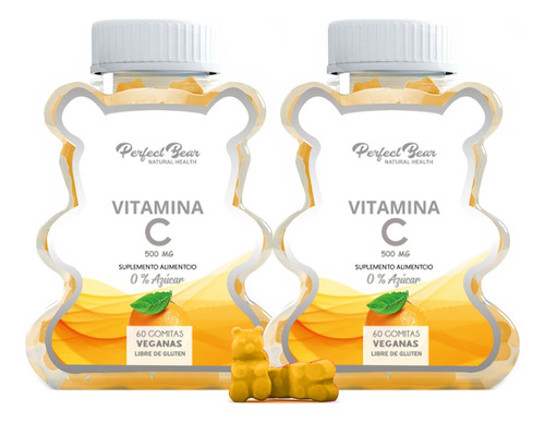 Vitamina C  , Perfect Bear, Ositos Masticables 2 Meses