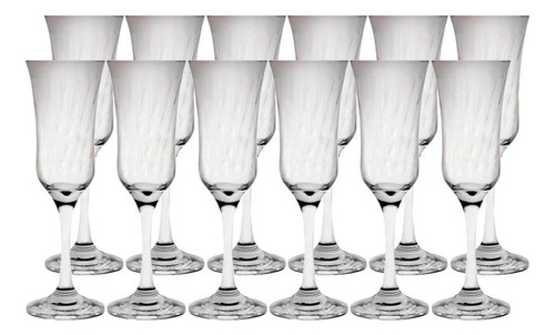 Juego de vasos Nadir, 195 ml, lirio de champán, 12 piezas