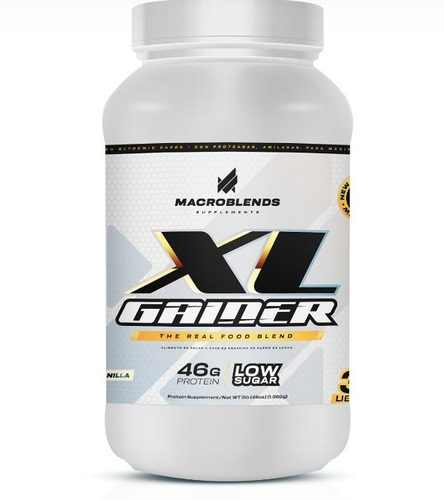 Xl Gainer Macroblends 3lb Prote - Unidad a $105444