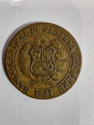 Moneda Peru 25 Centavos 1967 (x1500