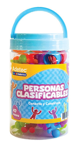 Personas Clasificables C/pinza Didáctico Adetec