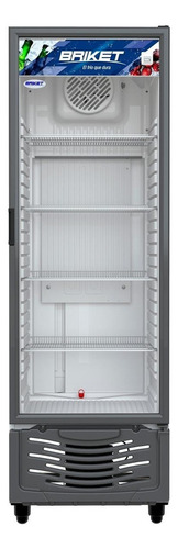 Heladera Exhibidora Briket Master 4300 417l Gris
