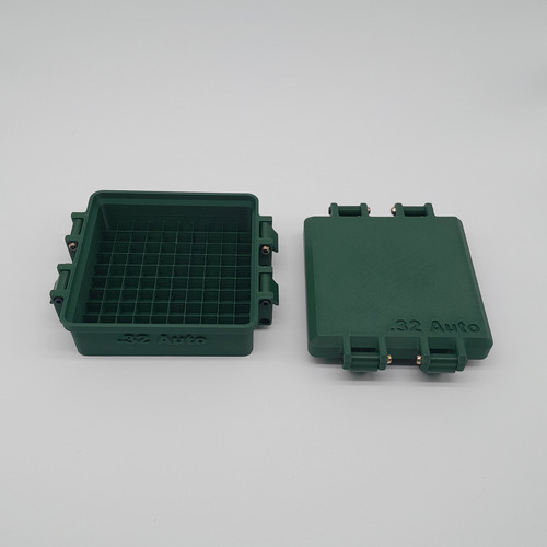 Caja Porta Balas Munición 100 Balas Cal. .32 Auto (apilable)