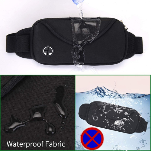 Imagen 3 de 7 de Riñonera Deportiva Elástica E Impermeable Unisex Para Correr
