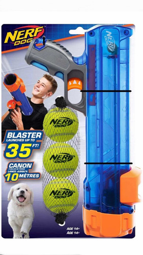 Nerf Dog Bola De Tenis Blaster (para Mascota)