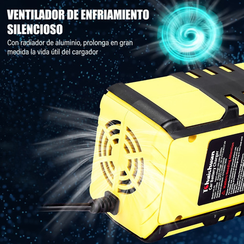 Imagen 6 de 7 de Cargador Rápido Para Batería De Coche 12v 8a 24v