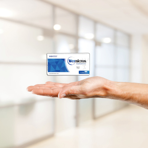 Wernicros Oseltamivir 75mg 10 Capsulas Orales P2