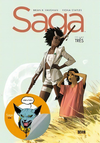 Saga Volume 3 - Com Adesivo: Saga Volume 3 - Com Adesivo, De Vaughan K.., Vol. Não Aplica. Editora Devir Livraria, Capa Mole Em Português