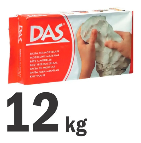 12 Kilos Arcilla Das Ceramica Blanca Pasta Sin Horno | Envío gratis