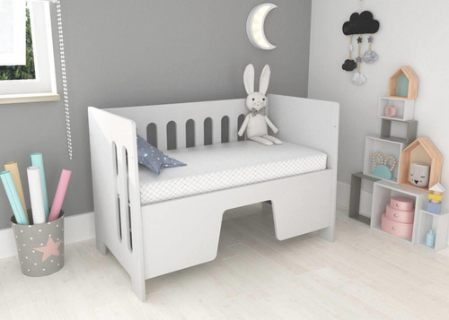Imagen 3 de 7 de Cuna 120x60 2 Posiciones Colecho Mini Cama Sillon Laqueada