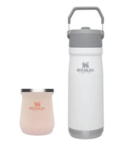 Set Botella Termica Stanley Flip Straw 650ml + Mate -plan B 