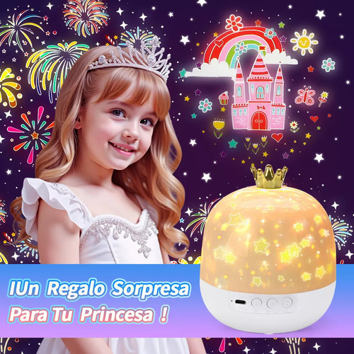 Proyector De Estrellas Eyein Luz De Noche 21 Temas Niños 5v