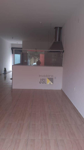 Imagem 1 de 5 de Salão Para Alugar, 76 M² Por R$ 1.200,00/mês - Vila Antônio Augusto Luiz - Caçapava/sp - Sl0005