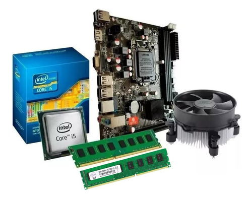 Kit Intel I5 3470 + Placa B75 1155 + 8gb Ddr3+cooler 
