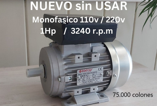 Motor Electrico Monofasico 110v /220v Corriente Alterna Casa