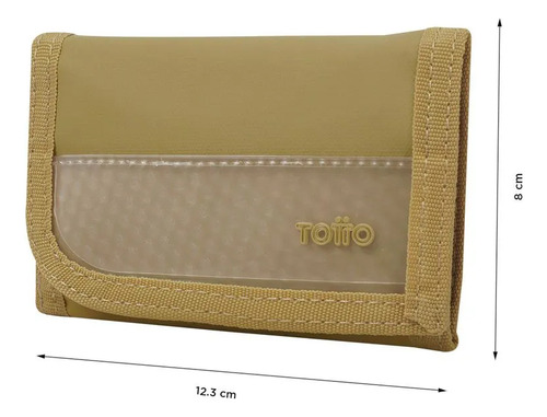 Totto Cartera Para Hombre Con Monedero Y Cadena Clear241 Amarillo Lisa