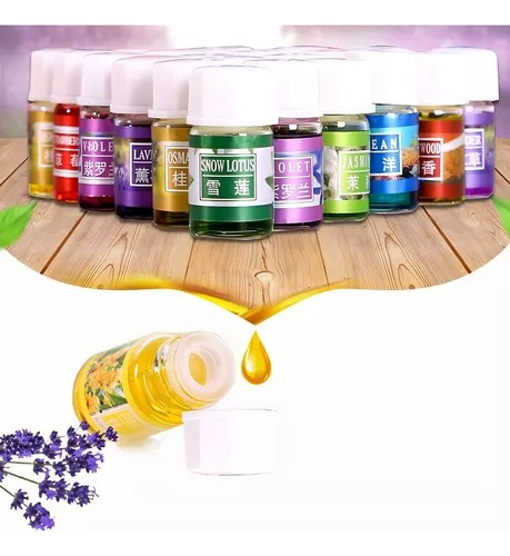 Pack 12 Esencias De Humidificadores Aceites Aromáticos Aroma