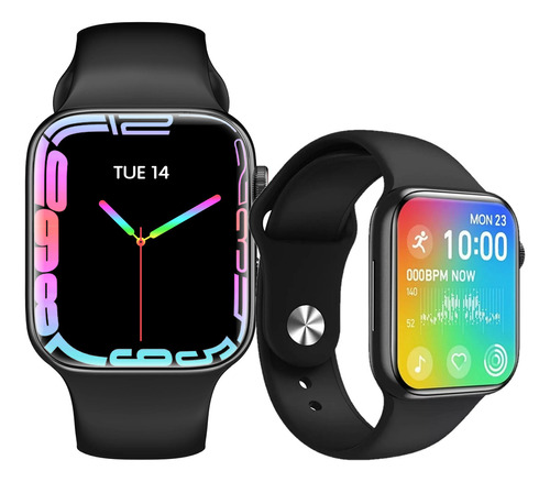 Reloj Inteligente T900 Pro Max Smart Watch Bluetooth Correa 45 Mm Pantalla Táctil Llamadas Notificaciones Sensor De Ritmo Cardiaco Negro